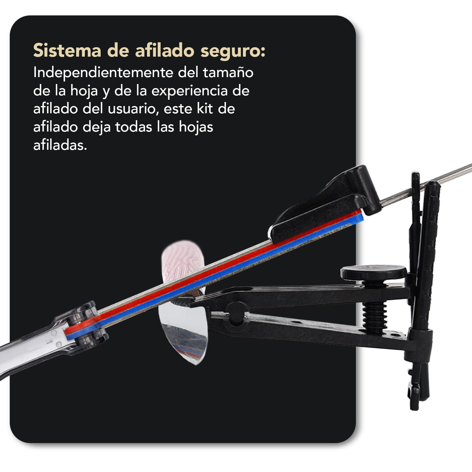 DMT Diafold® Magna-Guide Sistema de Afilado de Diamante | Afilador con Piedras de Grueso a Extra-Extrafino | Afilado Guiado, Ángulo Constante | Made in USA | MAGKIT-4