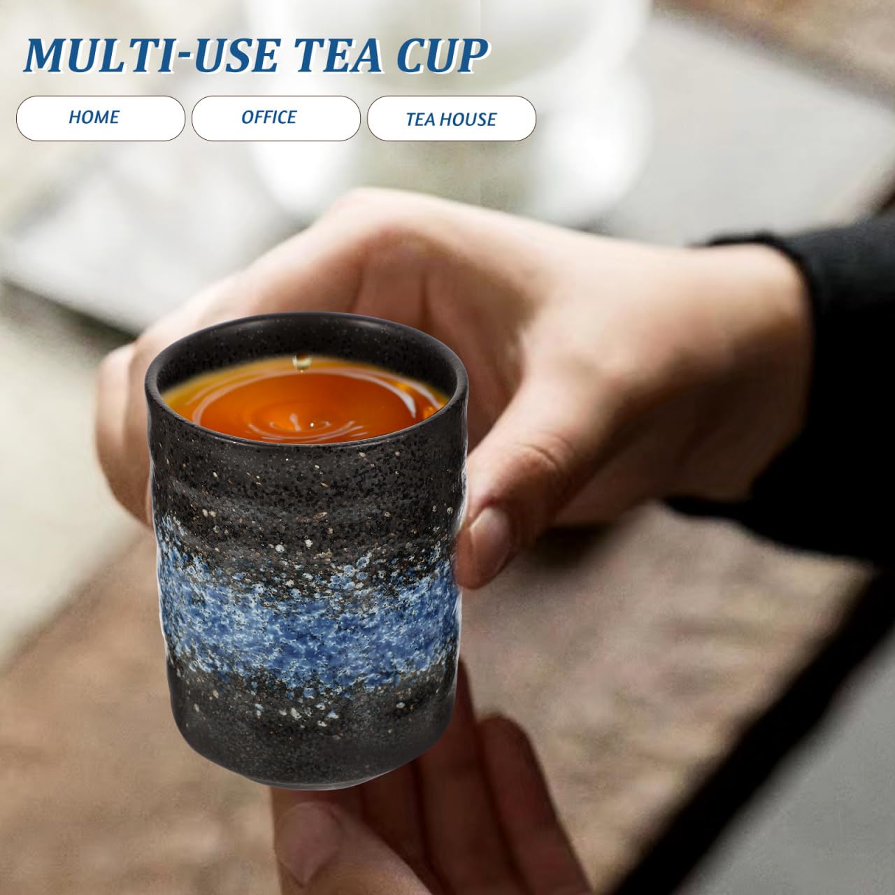 OUNONA tazza da tè giapponese tazza da tè multifunzione tazze in ceramica tazza da tè tazze da caffè tazze da caffè in ceramica fornitura della casa del tè tazze da tè