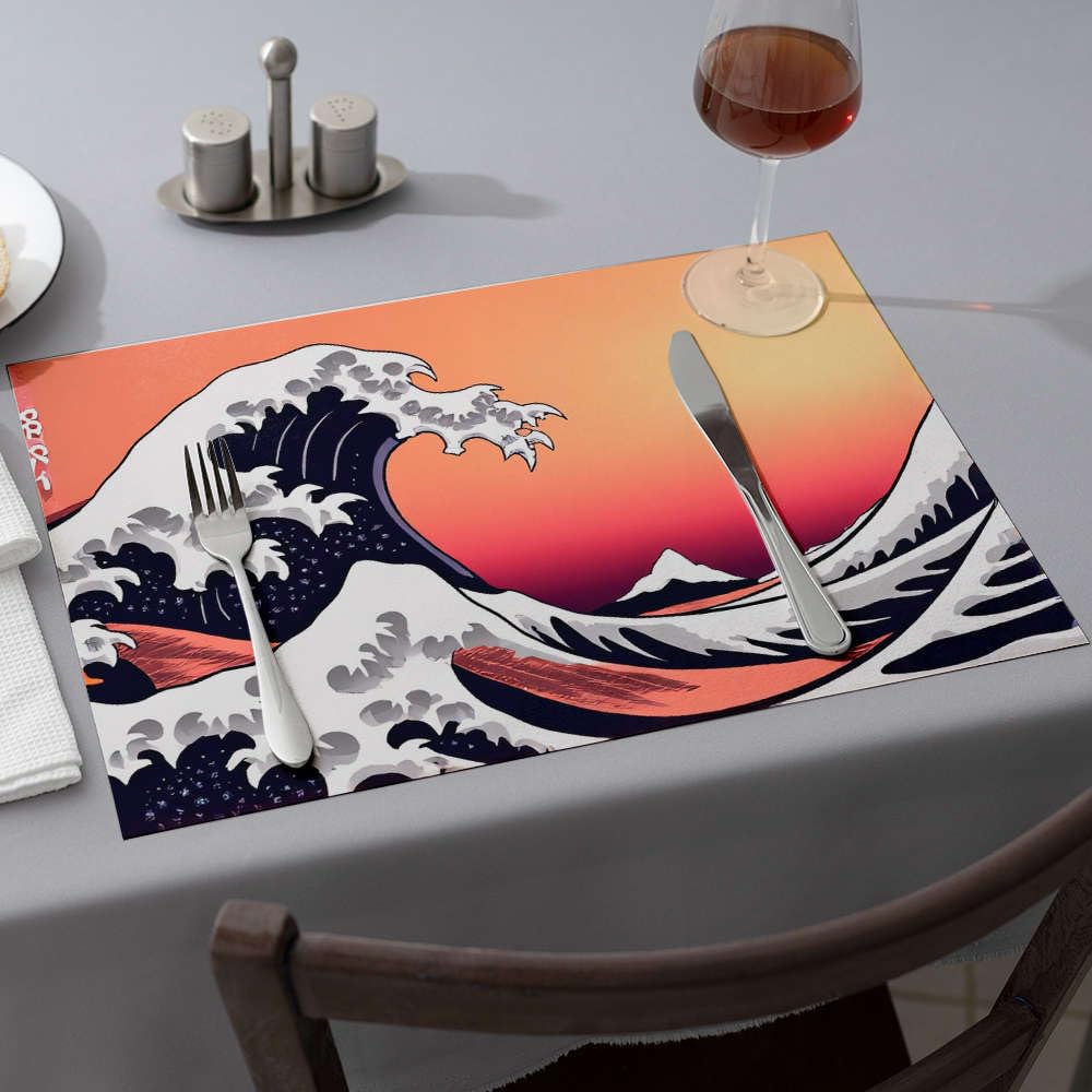 Set de table moderne lavable anti-tache pour protéger votre table avec style