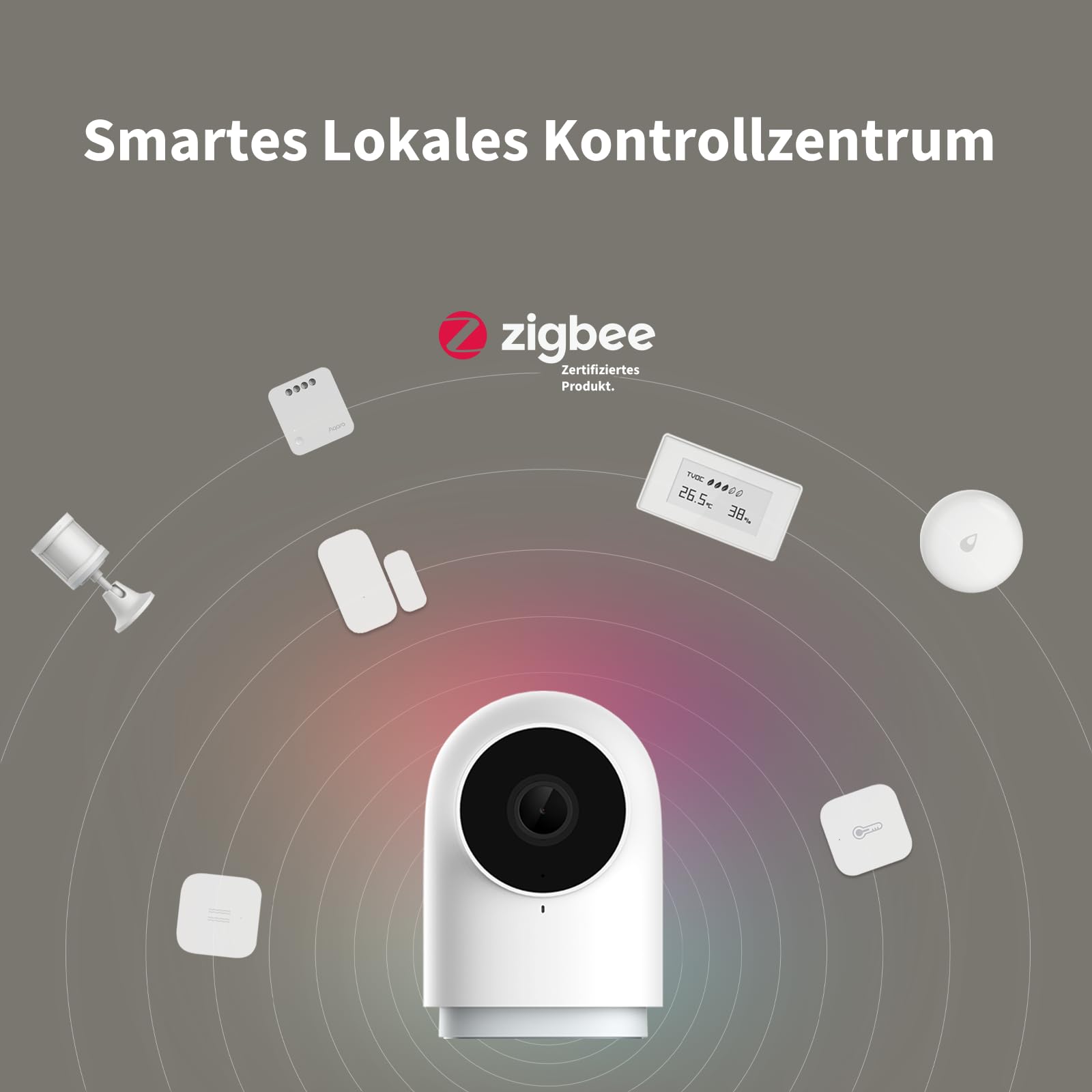 Aqara Kamera-Hub G2H Pro, 1080p HD HomeKit Secure Video Innen Kamera