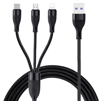 Amazon Co Jp Amazon限定ブランド Ynigimy 3in1 充電ケーブル 3a急速充電 2m長い高耐久充電ケーブル 一本三役 ライトニングケーブル Type C Micro Usbケーブル I Os Type C Android 同時給電可能 I Phone 12 11 X 8 7 6 P Ixel S Ony Hua Wei S Amsung G Alaxy X