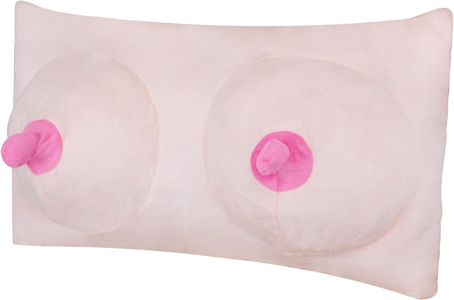 Funny Soft Boobs Breasts Pillow Fun Girlfriend Throw Pillow Novelty Home Decor Bedroom Decoration Stuffed Cushion Hilarious April Fool’s Day Trick Prank Prop Gag Gift