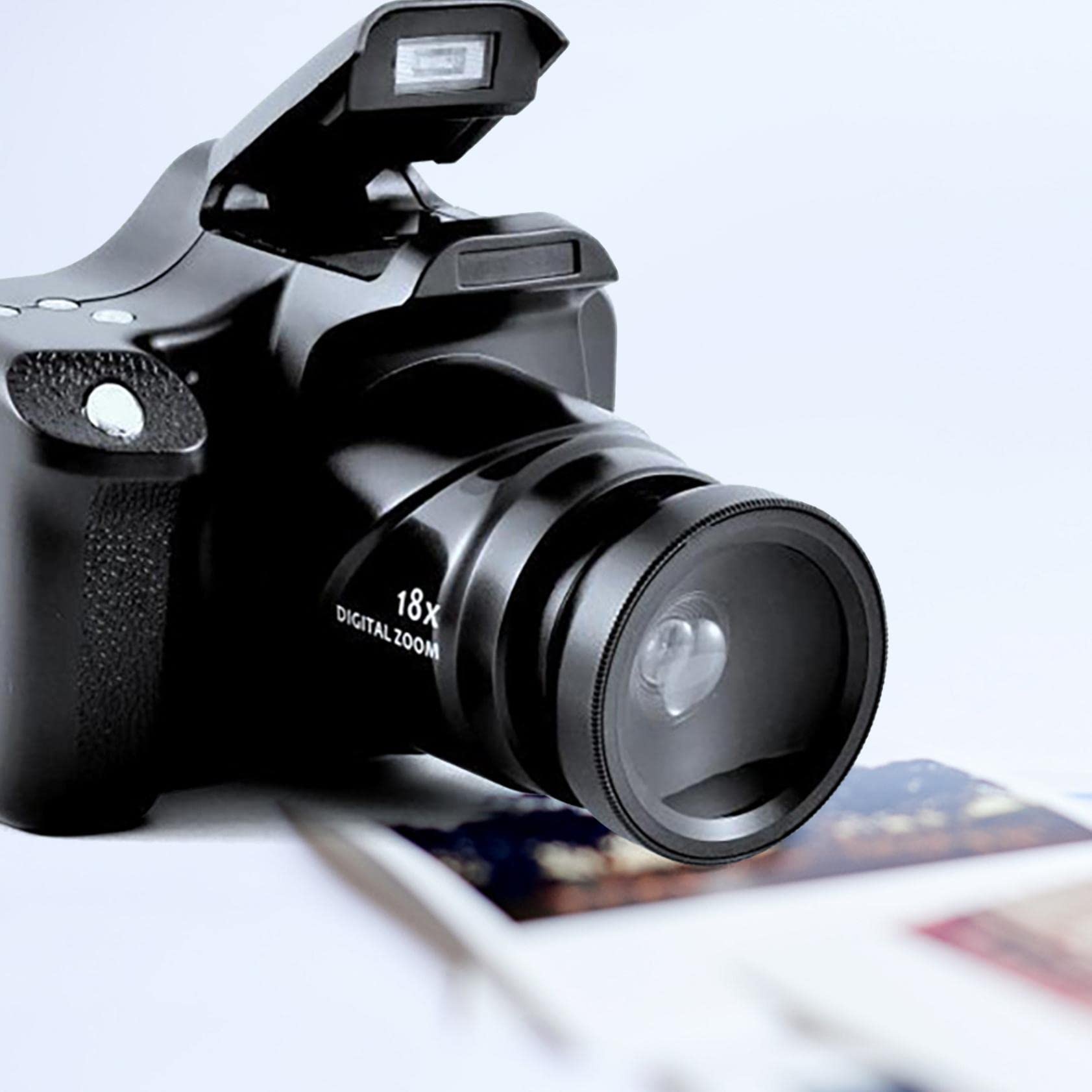 1080p HD Long Focus SLR Camera 24 Megapixel Digital Camera 18X Digital Zoom 3 Inch TFT-LCD Digital Camera Electronic not-Shake