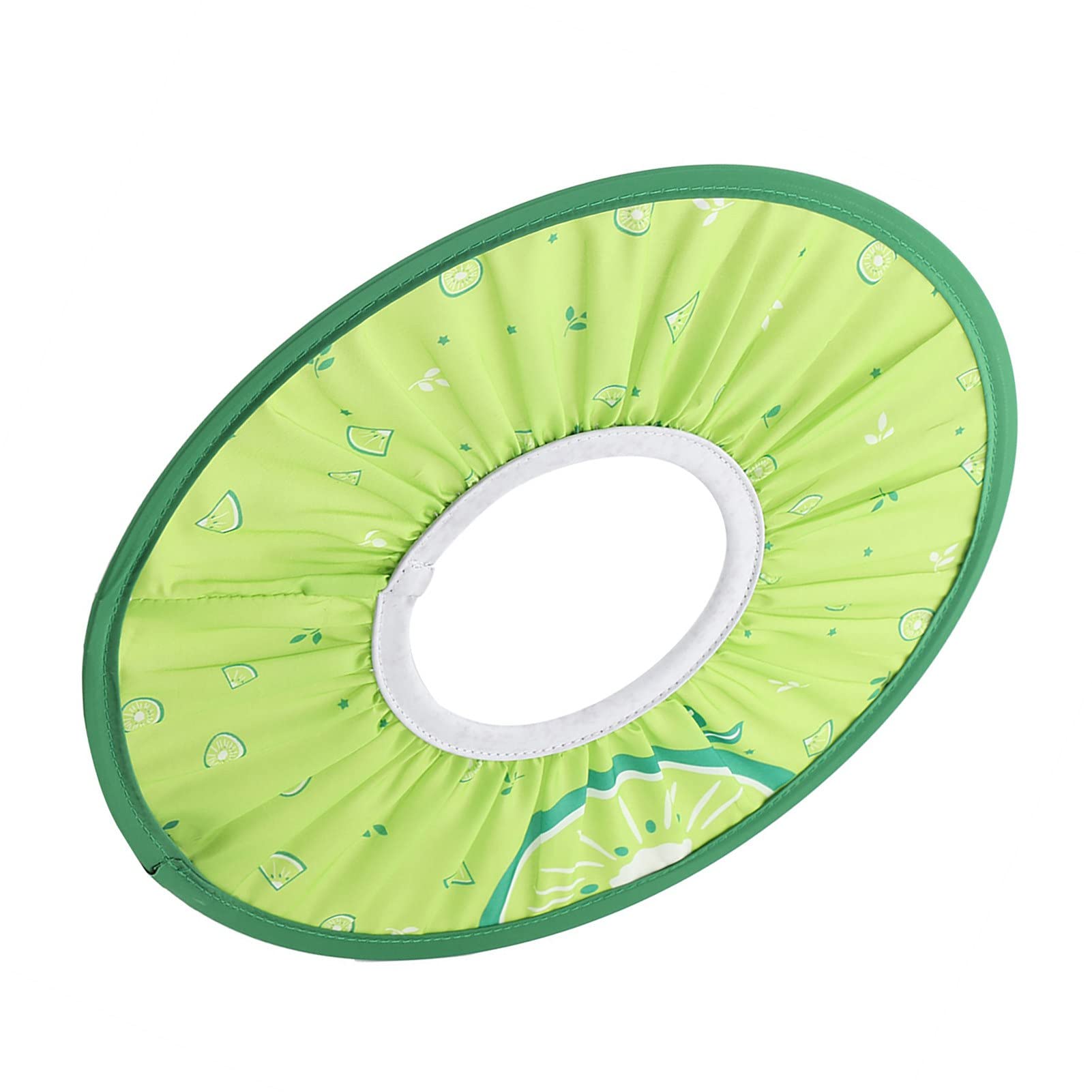 Champú Para Bebés Gorro de Ducha Protección Para El Baño Sombrero Suave Sin Lágrimas Cómodo Elástico Círculo Interno Gorro de Ducha Para Bebés Protector de Visera Seguro Para Niños(Verde)