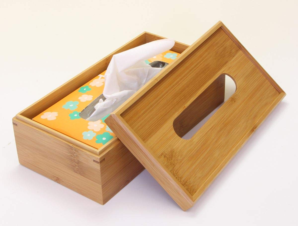 Amazon｜竹細工「炭化竹(たんかちく) ティッシュボックス」46-021 国産 
