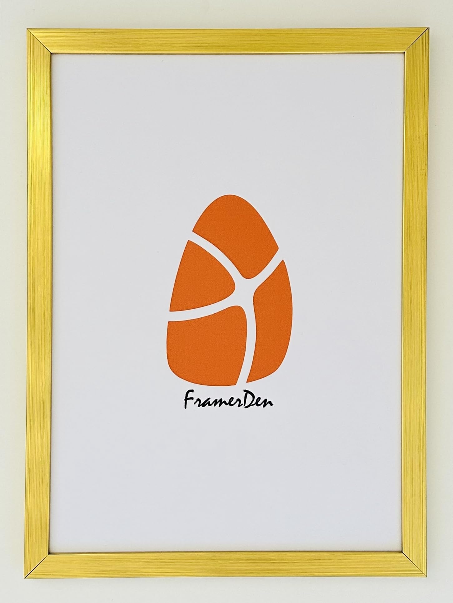 FramerDen® Gold A3 Poster Picture Frame Fits 29.7x42cm Size Poster Photo Artwork Print, Portrait & Landscape Wall Mountable, Perspex Front and MDF backing — image 1