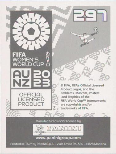 Miniatura 2 de 2023 Panini FIFA Women's World Cup Stickers #297 Pauline Peyraud-Magnin France FOIL Soccer Sticker - Sportscard Superstore