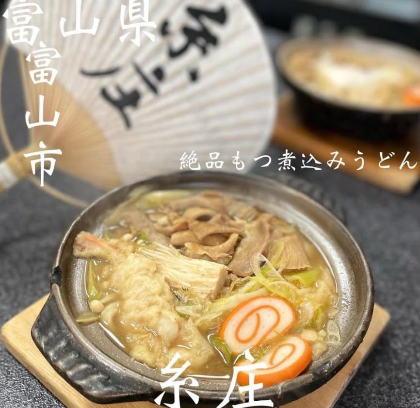 Amazon.co.jp: 【冷凍】富山名物 糸庄＜冷凍＞もつ煮込みうどん 2食