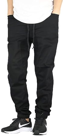 AIRNINE Mens Drop Crotch Denim Jogger Pants S-5XL