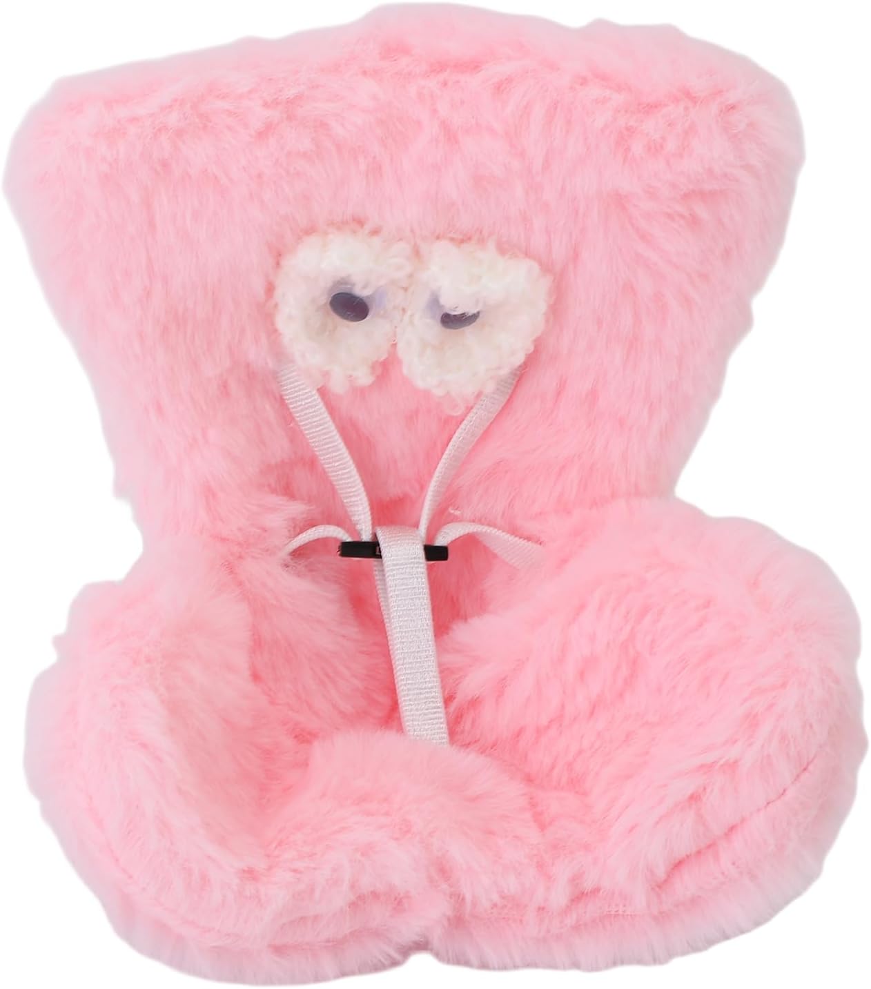 Diydeg Car Seat, Cute Accessory with Soft Furry Cushion with Air Vent Clip for 17cm, Display Sofa for Blind Box Fans, Collectors, Functional Car Ornament (Pink)