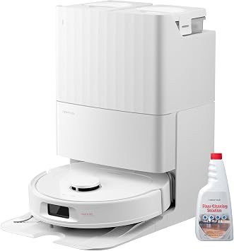 roborock QV 35A Robot Vacuum and Mop with Official Floor Cleaning Solution