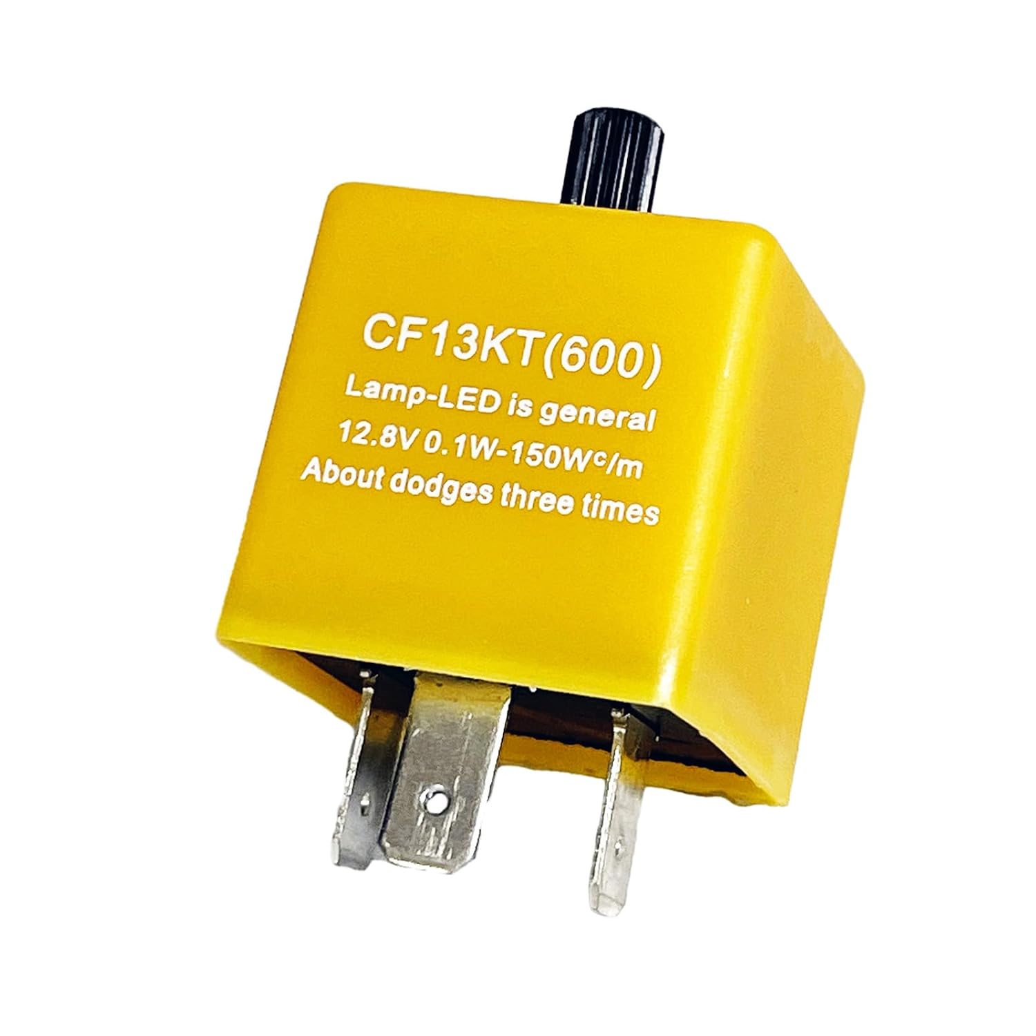 SOCAL-LED LIGHTING 3-Pin CF13 JL-02 EP34 Speed Adjustable Strobe Electronic LED Flasher Relay for Fix Turn Signal Bulbs Hyper Flash Issue