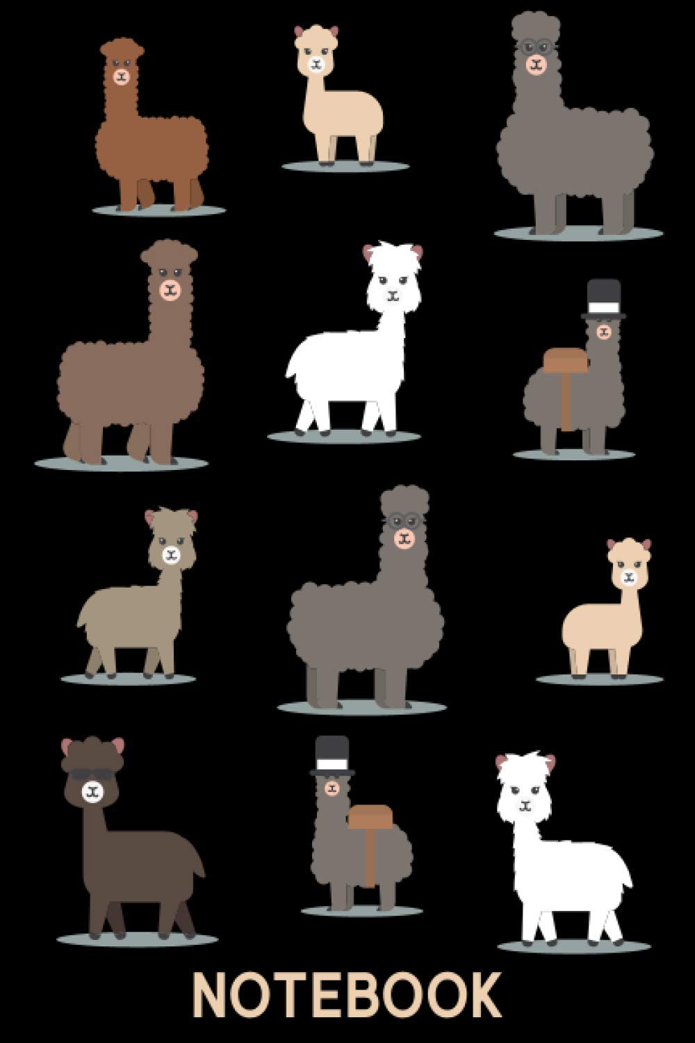 Notebook: Alpaca Notebook / 120 pages / blank lined / 6'' x 9''/ Funny Gift idea for alpaca lovers and alpaca owners