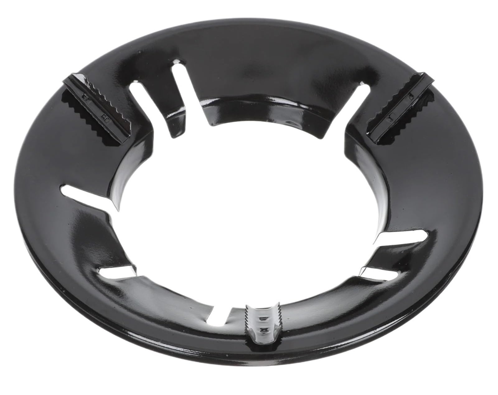 Zovloer One Color 2-Pack Black Enamel Wok Ring Windproof Gas Stove Bracket Energy Saving Fire Gather Cooktop Parts