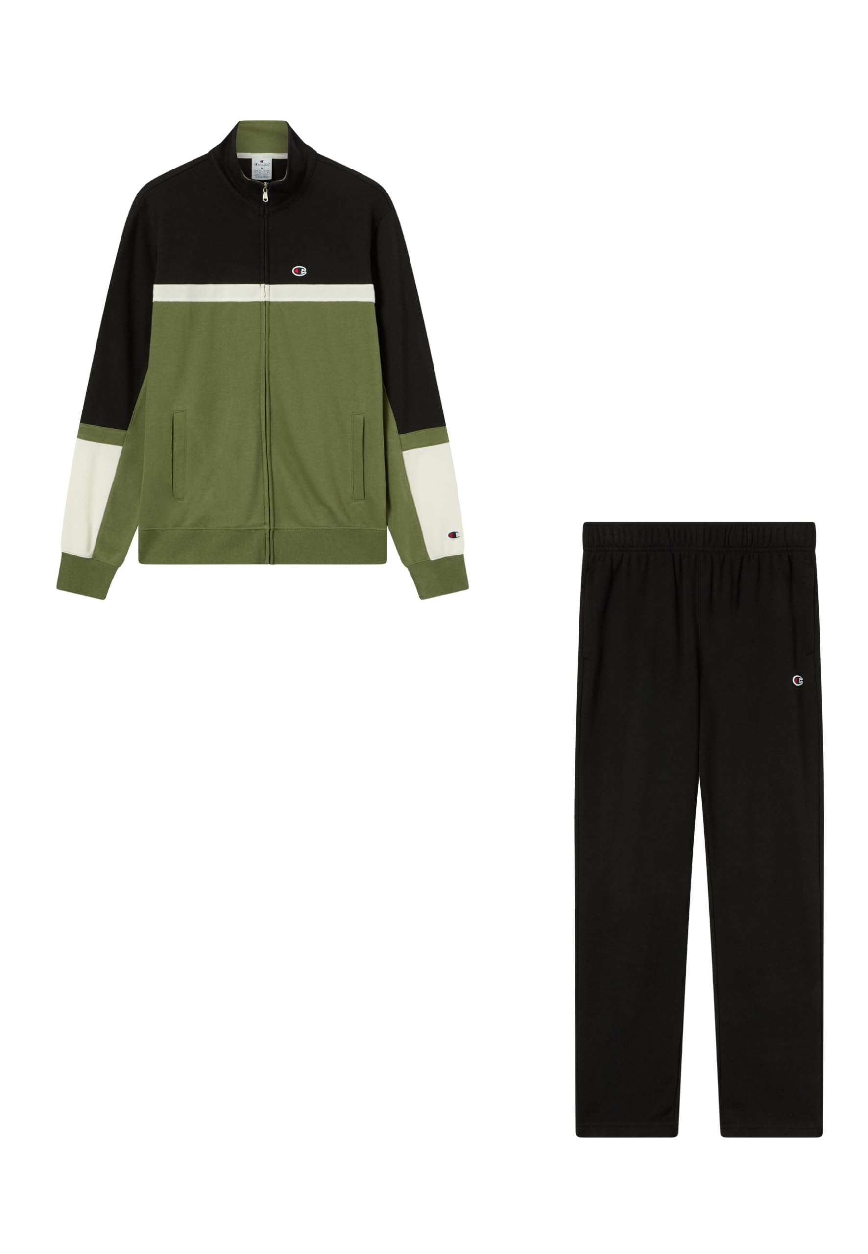 Champion Men-​Sweatsuit Tuta, Verde (GS156), XL Uomo