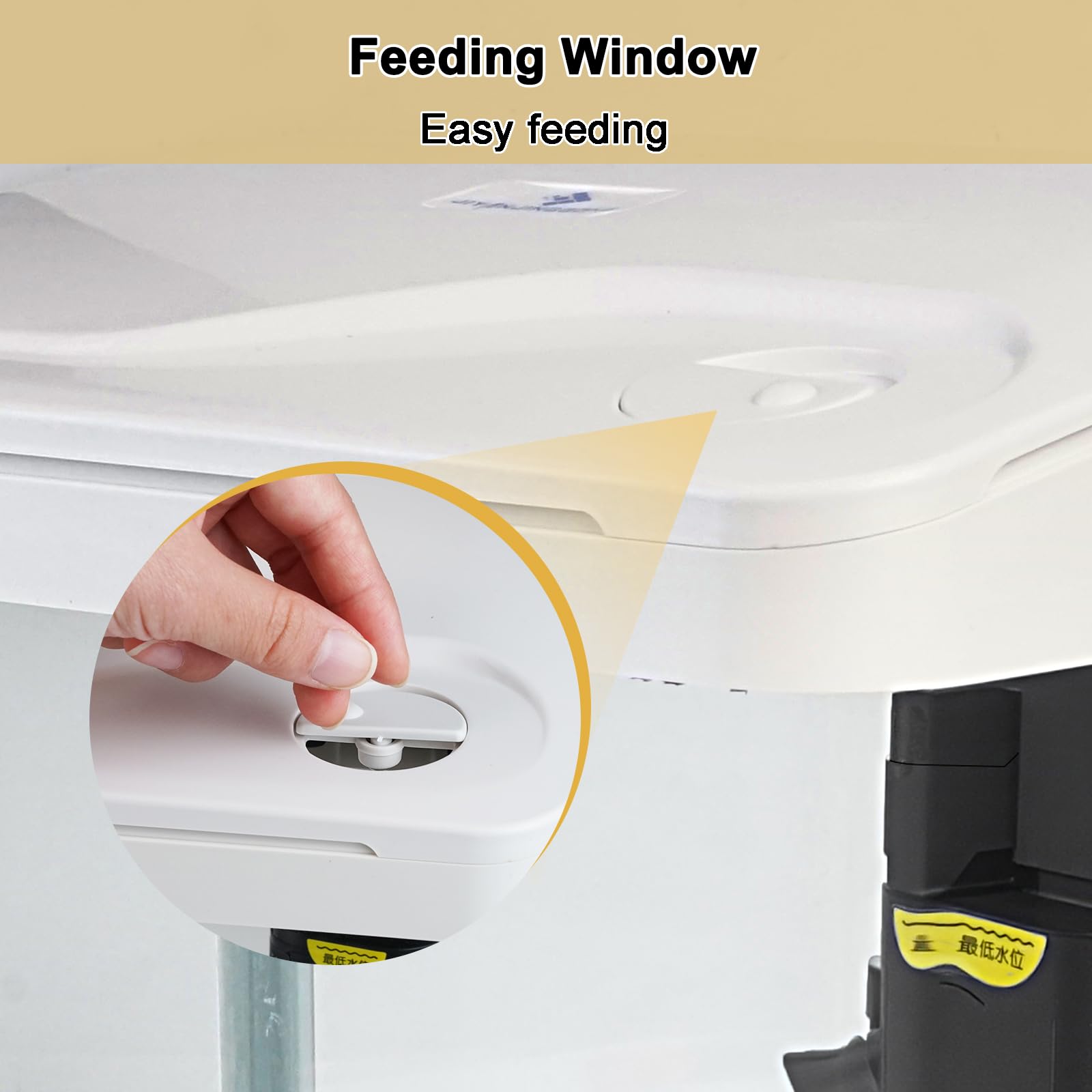 Tanque de acuario de vidrio mediano de 34 litros con filtro y luz, kit todo en uno de vidrio de escritorio con bomba para peces dorados, betta, camarones, blanco (XS-400)