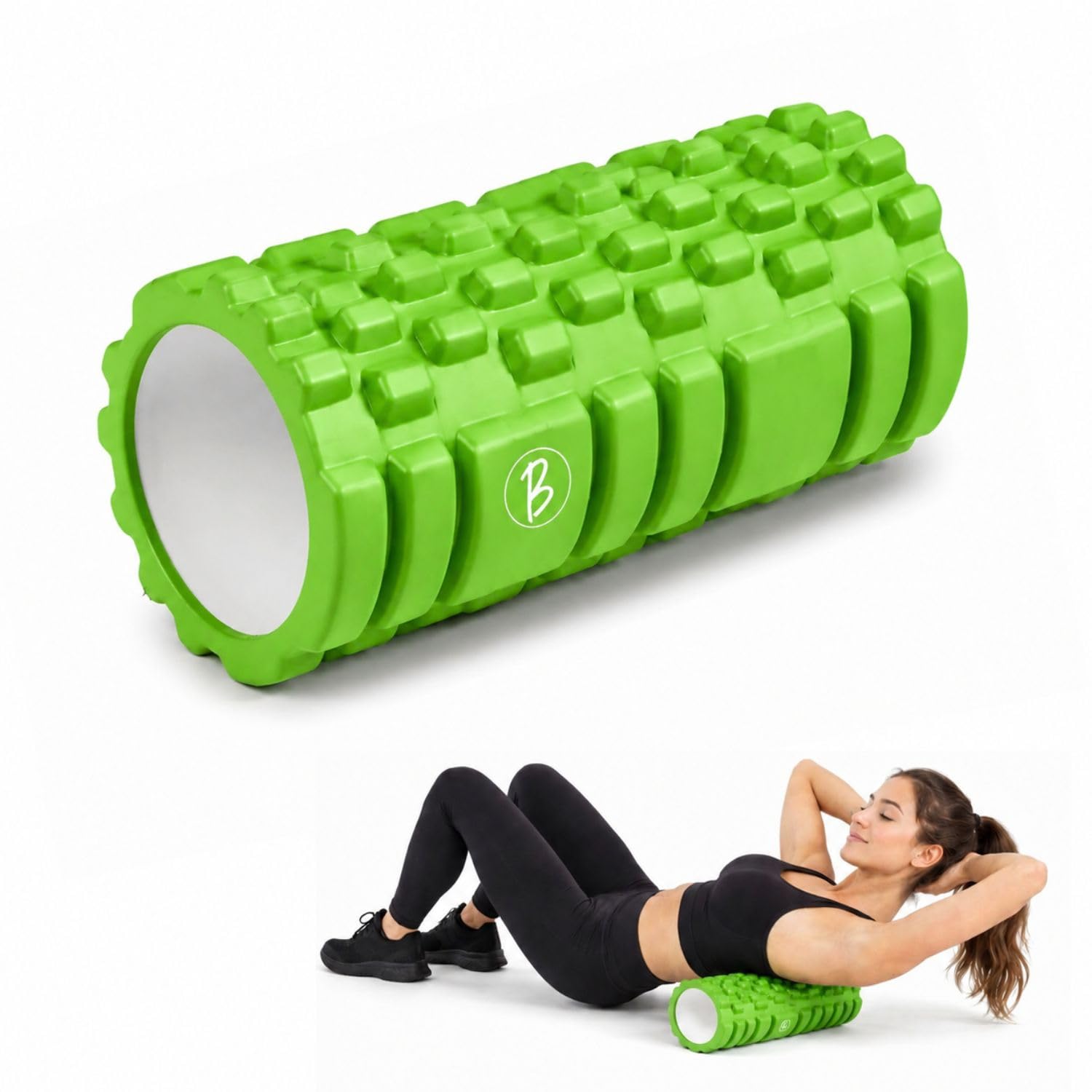 Btag Foam Roller for Gym & Home Workout – Deep Tissue Muscle Massager for Back Pain, Neck & Knee Relief | Yoga, Stretchi
