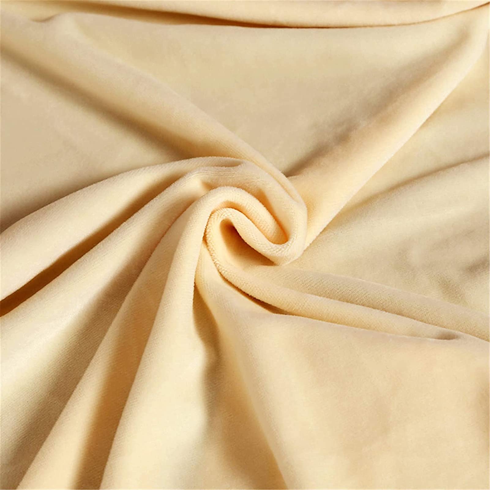 Funda de terciopelo beige para futón sin brazos con falda de volantes, funda elástica para futón, sofá cama, protector de muebles grandes, elegante funda de sofá, duradera y fácil de limpiar