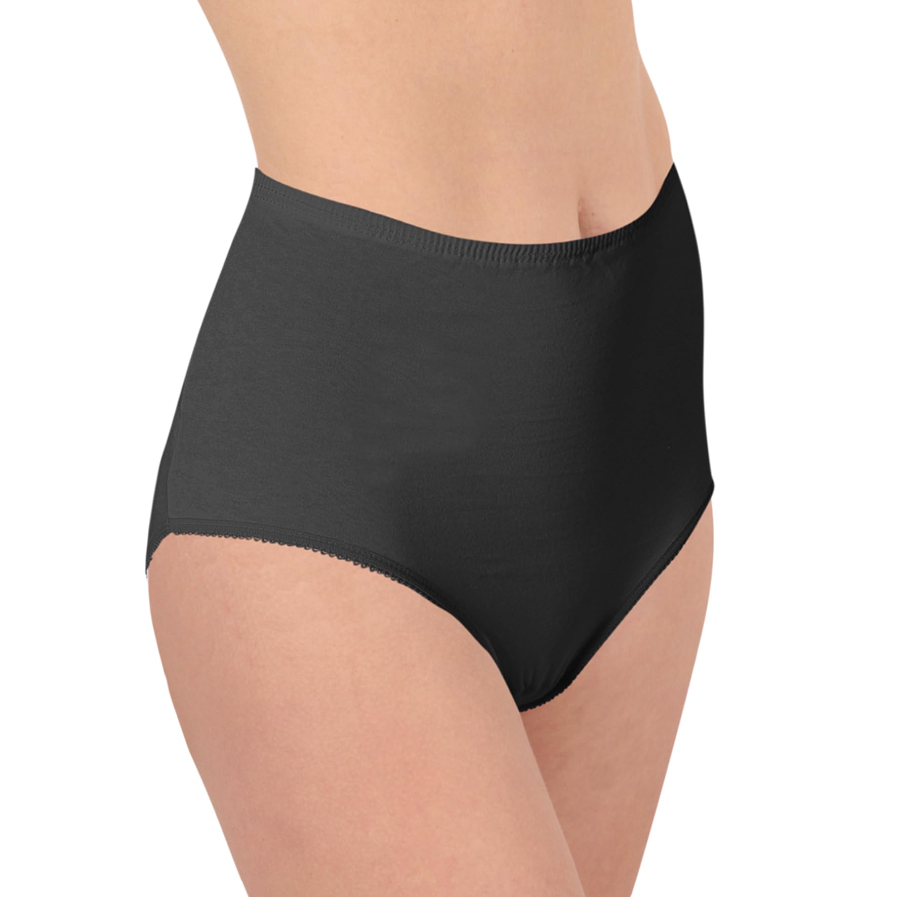 BestSale247 3, 6, 12 stuks damesslips stretch katoenen ondergoed, tailleslip, slip, zonder zijnaden. Maten 36-38 tot 56-58, 48-50