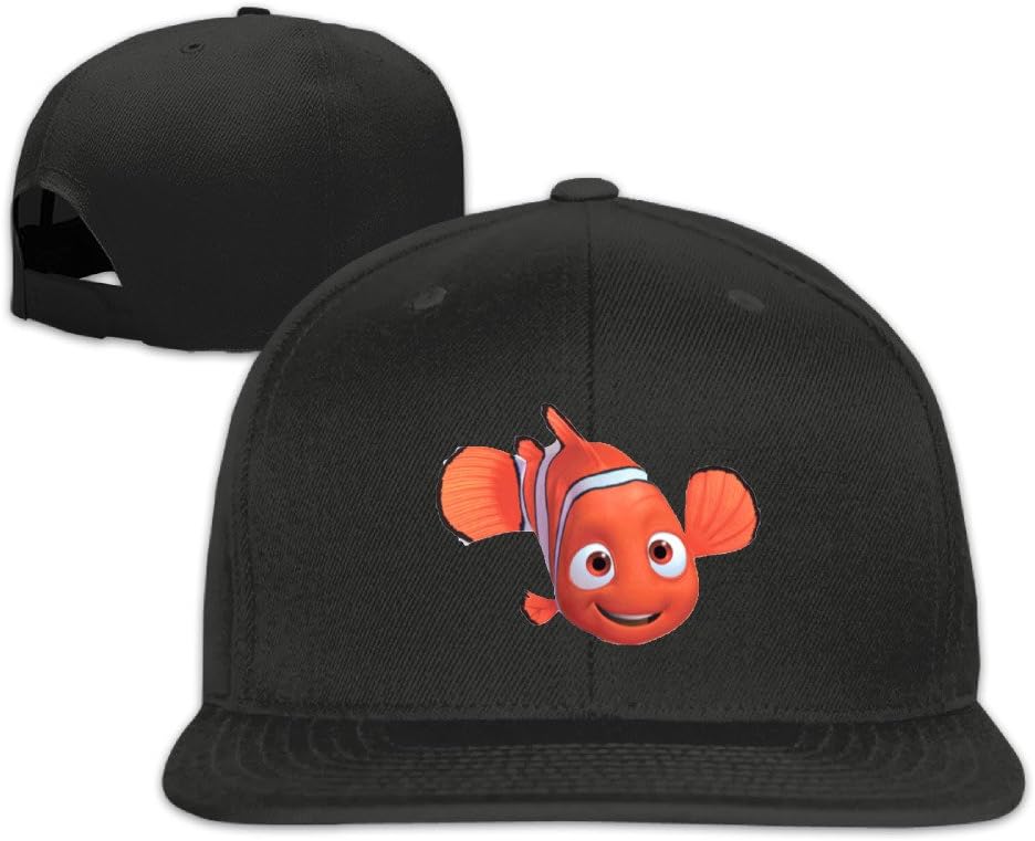 AAWODE Unisex Lovely Nemo Fish Plain Adjustable Snapback Hats Caps
