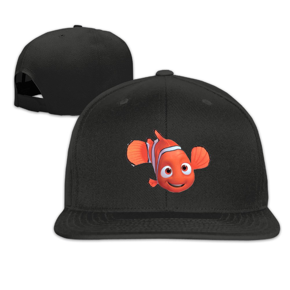 AAWODE Unisex Lovely Nemo Fish Plain Adjustable Snapback Hats Caps