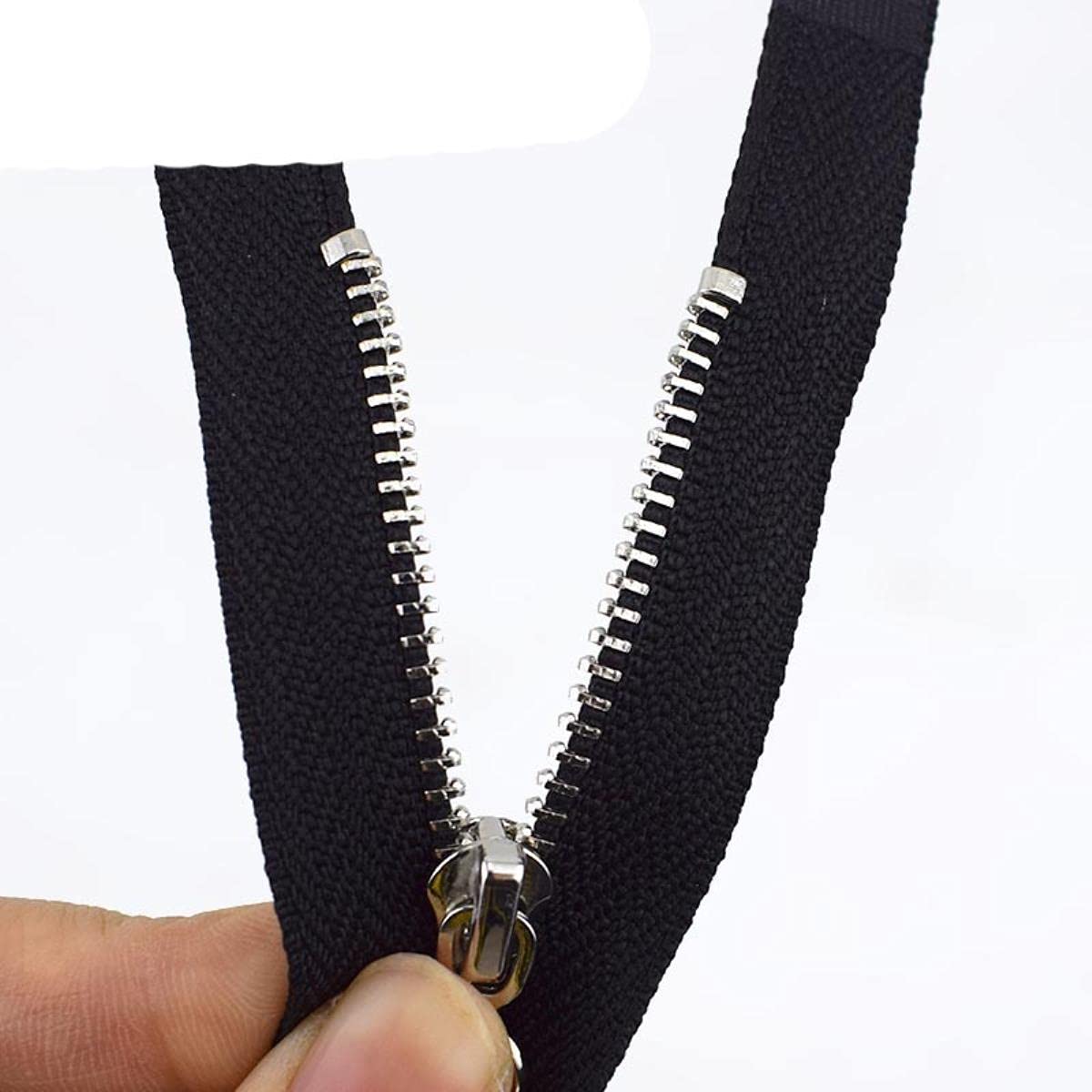 Estrattore Ziper, fissatore di cerniere, Sliders Zipper,Sewing Zips,Ended Zip Fasteners,2/5pcs 3# Metal Zipper 20/25/30/40/50/60/70cm Auto Lock Close&Open