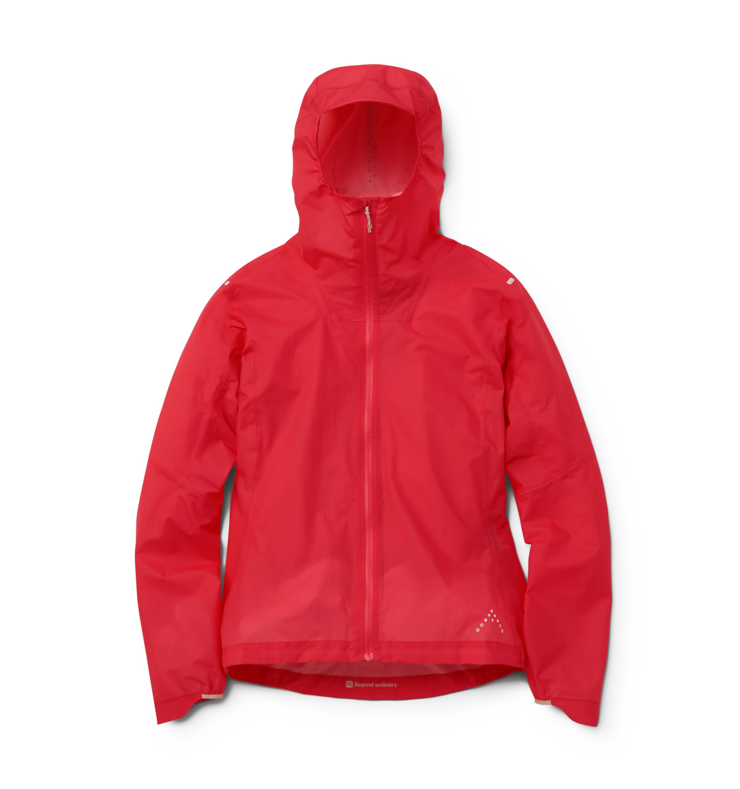 Rab Women's Phantom Jacket - Ultralight Waterproof Breathable Coat for Trail Running & Hiking - Hibiscus - 14