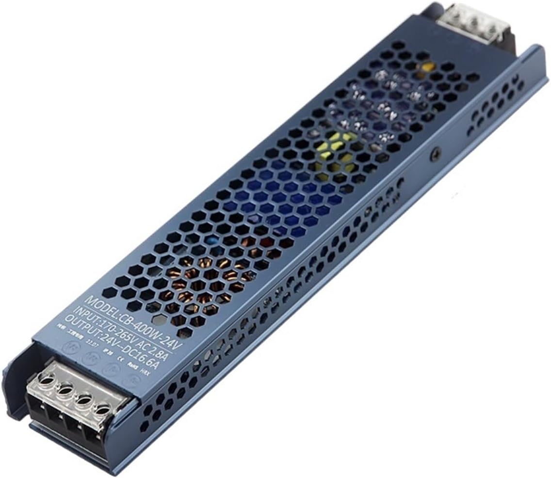 Ultra-Thin LED Lighting Transformer DC 12V 24V Power Supply 60W 100W 150W 200W 300W 400W 500W LED Driver Converter(100Watts,DC12V)