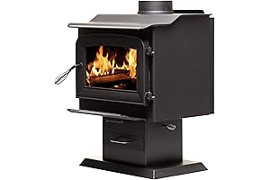 Ashley Hearth 1200 Sq Ft EPA Certified Pedestal Outdoor Wood Stove