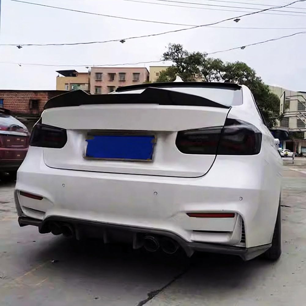 Kompatibel für BMW 3 Series E92 PSM 2006–2013, Auto-Heckspoiler, Festem Windabweiser, Hinteren Kofferraum-Dach-Sport-Splitter,unpainted