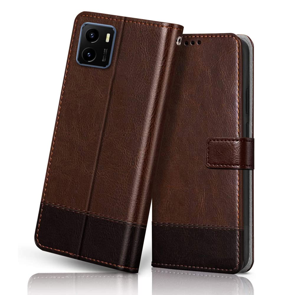 See full amazon price history chart for Winkel Premium Vegan Leather Dual Flip Magnetic Mobile Cover Case|Kickstand & Card Holder|360 Degree Grip Protection| Wallet Type with Magnetic Closure for VIVO Y15s-(Brown with Coffee) Winkel Premium Vegan Leather Dual Flip Magnetic Mobile Cover Case|Kickstand & Card Holder|360 Degree Grip Protection| Wallet Type with Magnetic Closure for VIVO Y15s-(Brown with Coffee) (B09NQ19HLB) Amazon Price History, Amazon Price Tracker