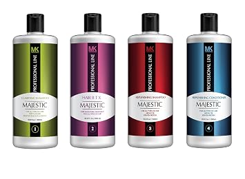 MK PROFESSIONAL Hair BTX Treatment 1000ml 33.8 fl oz - Formaldehyde Free - Complete KIT