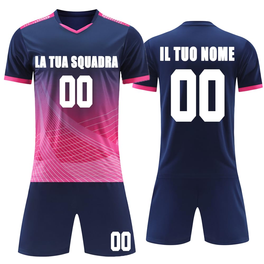 Maglie Da Calcio Personalizzate - Set Completo Con Pantaloni, Per Squadre Adulti E Bambini - Foto 14