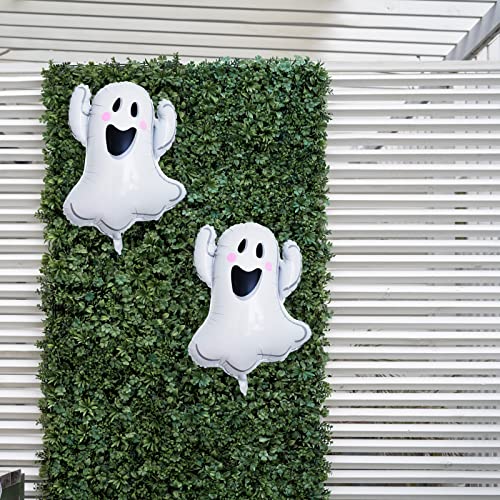 Zontween DB-SJD2-D245-AZ Ghost Balloons White Ghost Shape Aluminum Foil Balloon For Halloween Theme Party 6Pack thumb #3