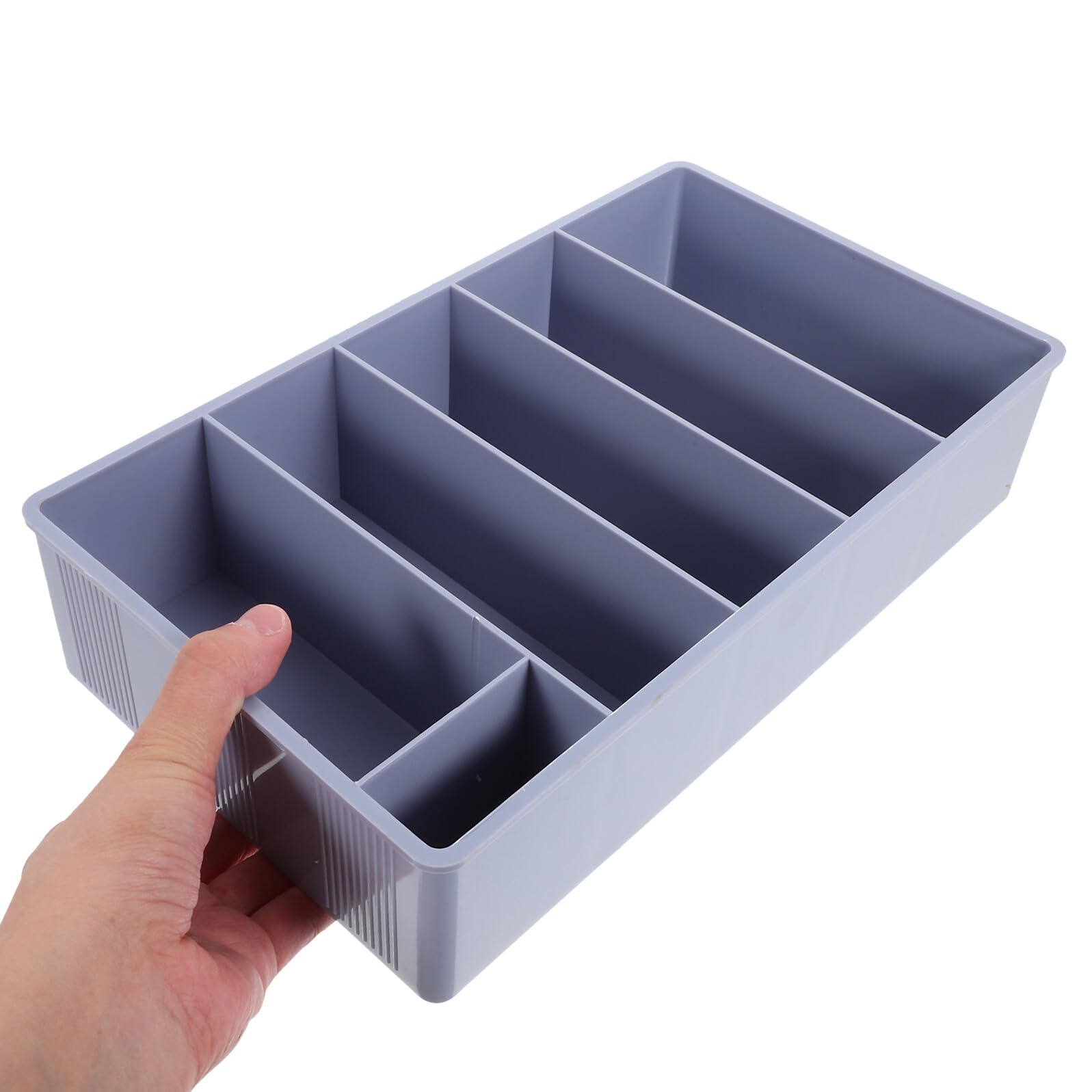 Caja De Monedas y Caja 5 Compartimentos Múltiples, Soporte De Escritorio Para Organización y Almacenamiento, Adecuado Para Supermercados y Comercios Minoristas