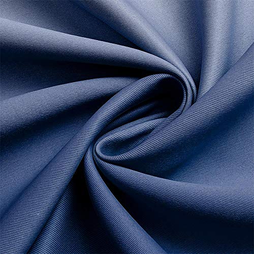 Image of G2000 Blackout Curtains & Drapes for Bedroom Living Room 95 Inches Long Navy Blue and Greyish White Room Darkening Window Treatments Ombre Thermal Insulated Light Blocking Grommet Backdrop 2 Panels