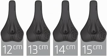 SQlab MTB Sattel 611 ERGOWAVE® Carbon MTB Tech & Trail Fahrradsattel in schwarz 12 cm - 15 cm