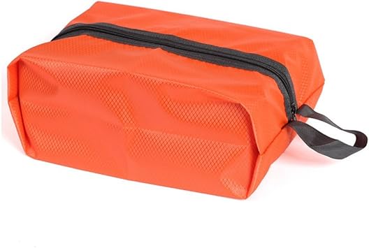 Amazon Co Jp Mosto シューズケース 靴入れ 収納袋 防水加工 シューズ袋 小物入れ 旅行 出張 アウトドア 登山 大きいサイズ 持ち運びに便利 オレンジ ファッション