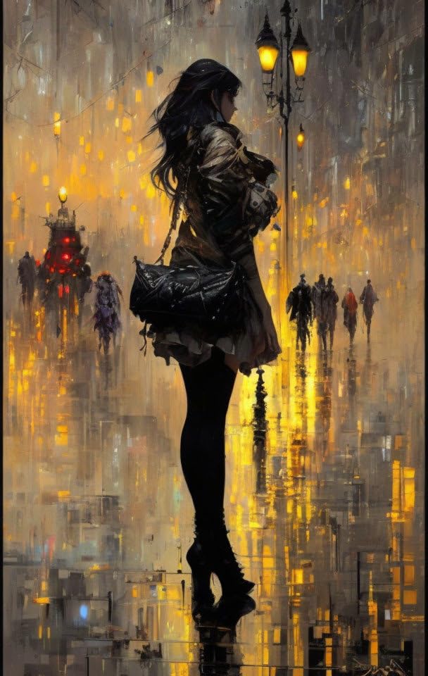 Illustration Shermie poster d'art sur toile 58x90cm édition sans cadre
