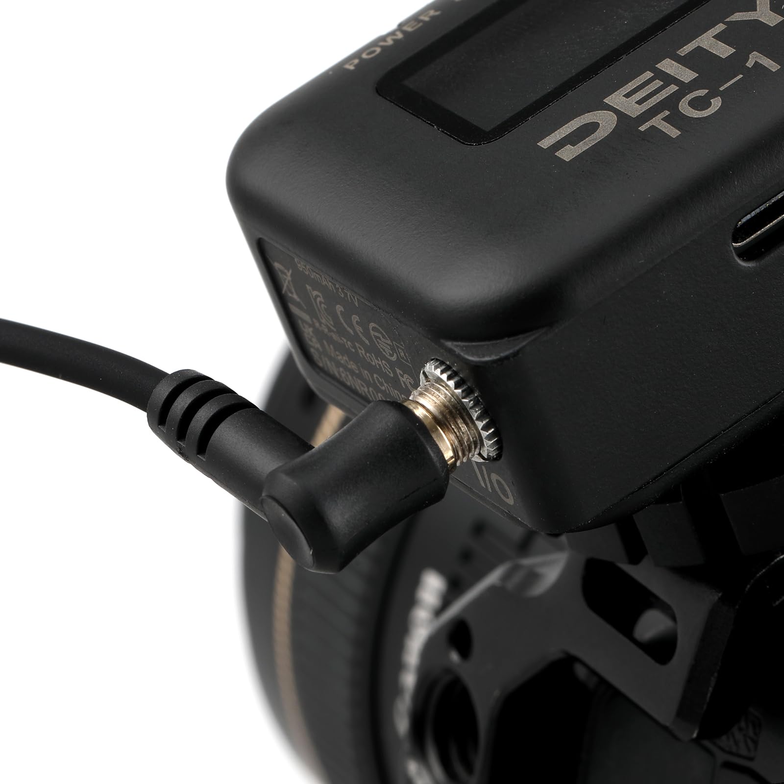 Alvin's Cables Cavo Timecode per Canon R5C DIN 1.0/2.3 a 3.5mm TRS Cavo Time Code a 90 Gradi Compatibile con Tentacle Sync