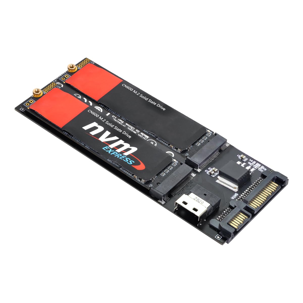 SFF-8654 a U2 Kit NGFF M-Key a Slimline SAS NVME PCIe SSD Adaptador SATA para placa base 8