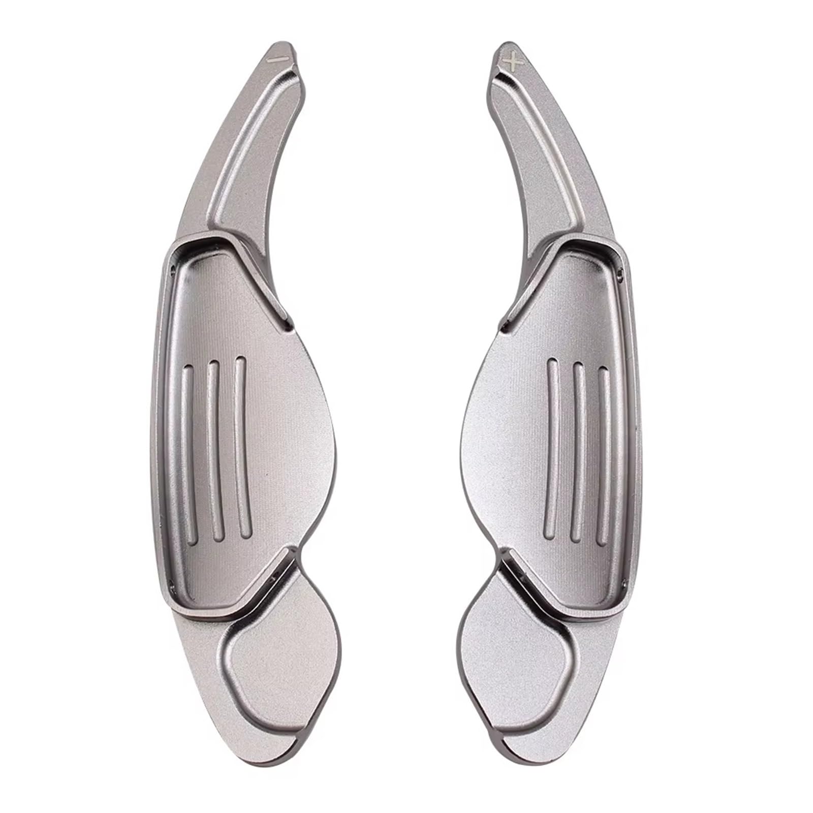 yongewu Car Shift Paddle Compatible with Jaguar for XFL 2016-2017 for Jaguar XF 2011-2016 for XJ 2010-2017 car Shift Paddles(Silver)