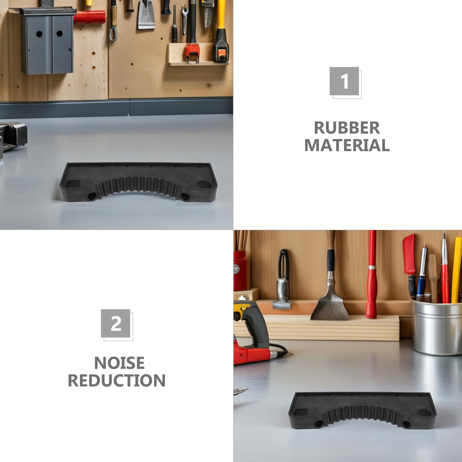 Protectores Antideslizantes para Escaleras cópicas Aluminio Fundas Negras para Peldaños 2 Piezas Accesorios Seguridad para Escaleras Literas y Camas Altas