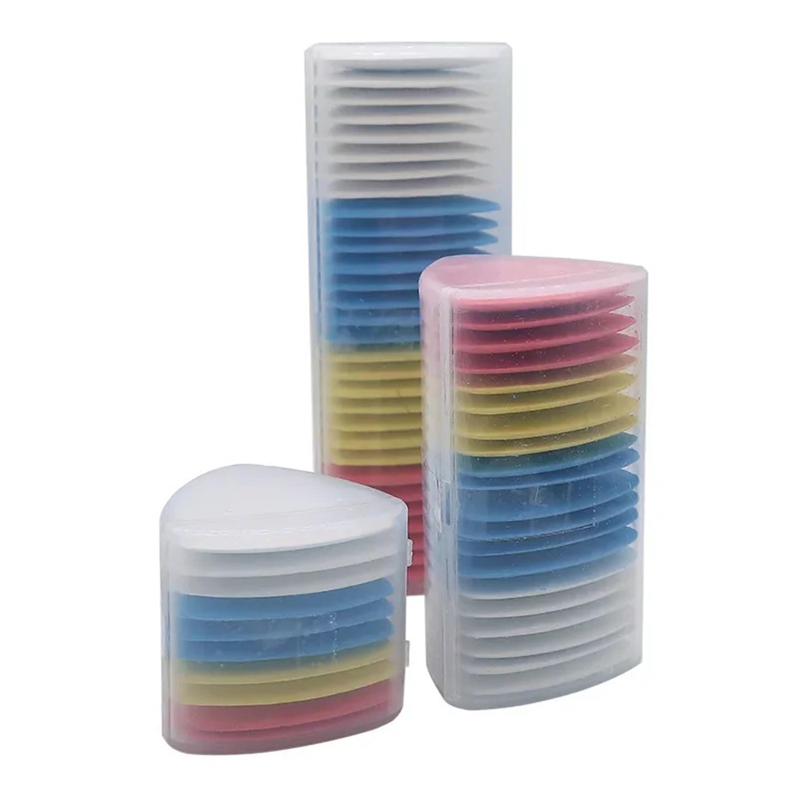 Kredy do odzieży, Trójkątna zmywalna kreda krawiecka wielokolorowa Opakowanie 10-30 sztuk(30pcs White)