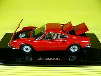 Amazon | 京商 1/43 フェラーリ Dino 246 GT 内装ベージュ ディーノ 赤