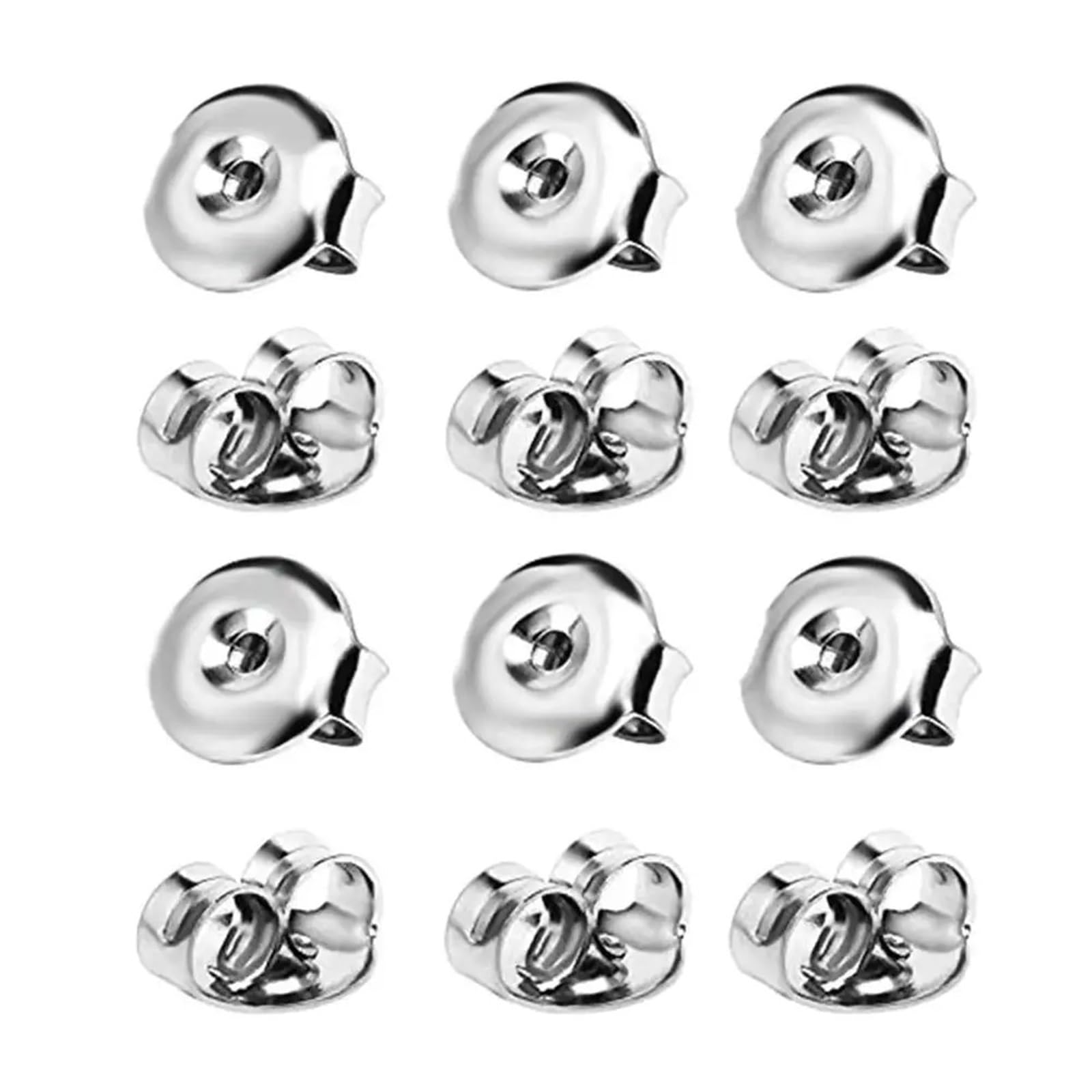 600 pendientes de acero inoxidable que evitan alergias para diseñar joyería plateada