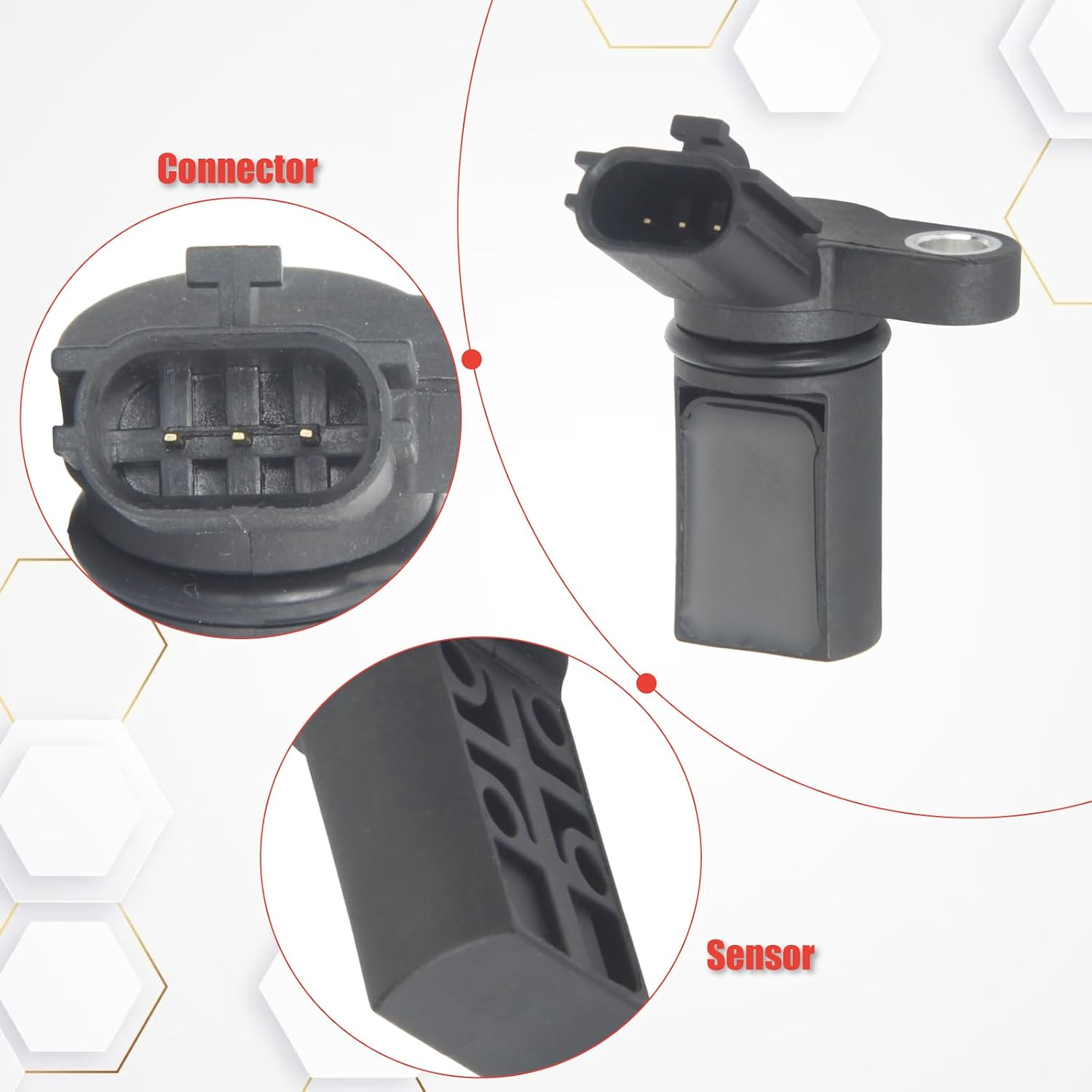 237314M50B Camshaft Position Sensor Replacement for Sentra 2000-2006 1.8L L4 Titan 2004-2013 Armada 2005-2013 Pathfinder 2008-2012 5.6L V8