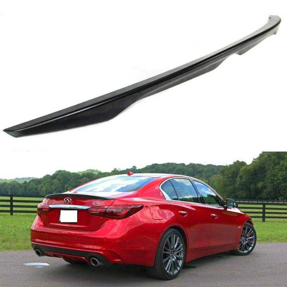 Alerón Trasero para Infiniti Q50 2014-2021 4 Puertas Ventana Trasera Alerón Trasero para Infiniti Q50 2014-2021 4 Puertas Ventana Trasera