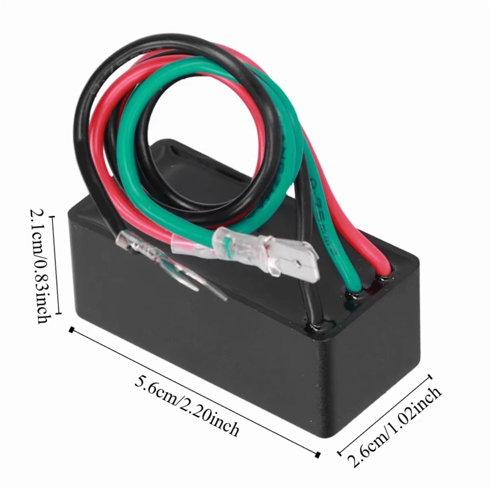 Módulo de señal de giro Relé Intermitente Señal Giro 3 Cables 12VDC Para Motocicleta Módulo Accesorios Para Relés Indicadores