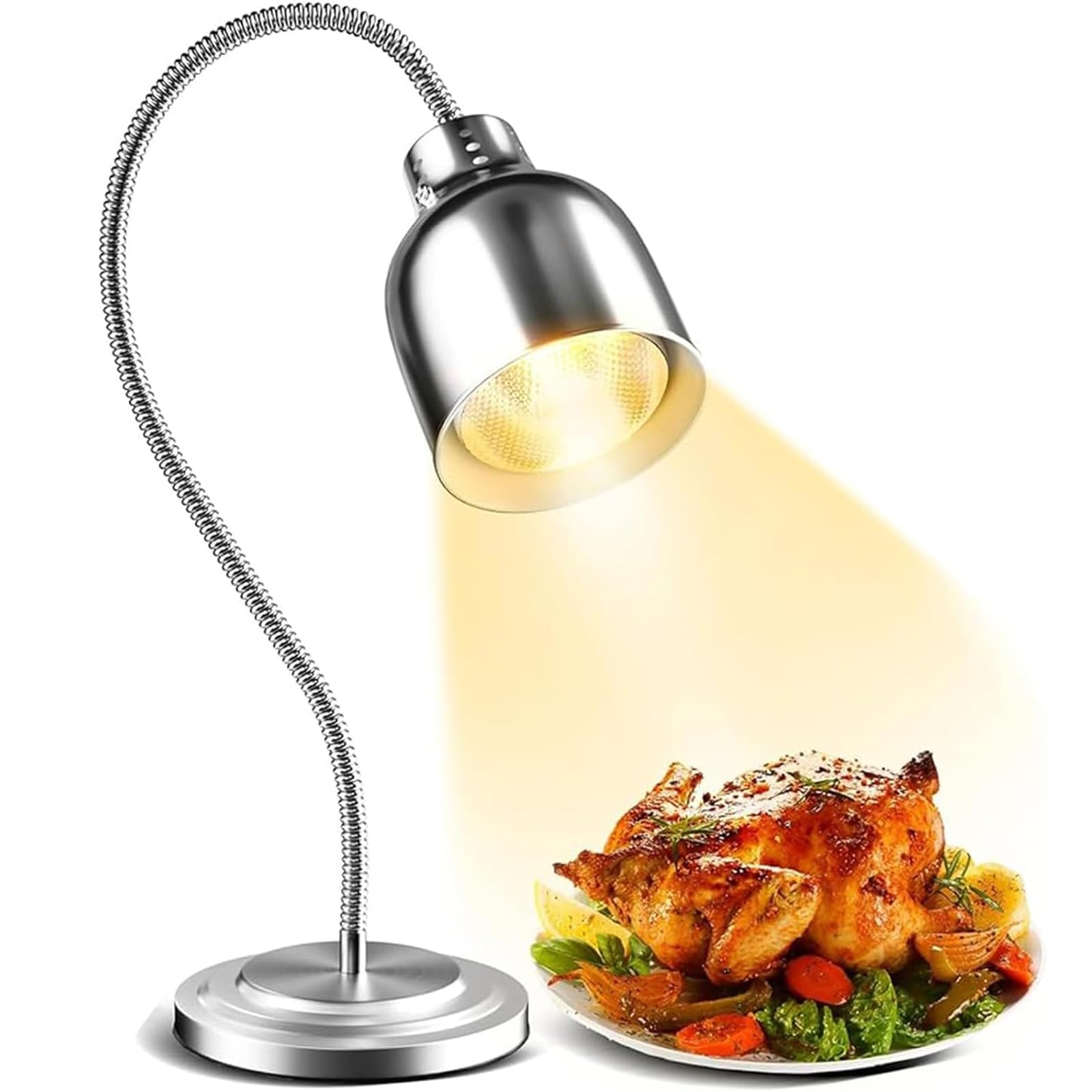 Free Standing Commerciale Food Warmer lampada di calore, 250W Bulb, piegabile regolabile altezza a buffet più caldo per il servizio di ristorazione, nozze, festa, bar, ristorante, cucina, hotel, risto